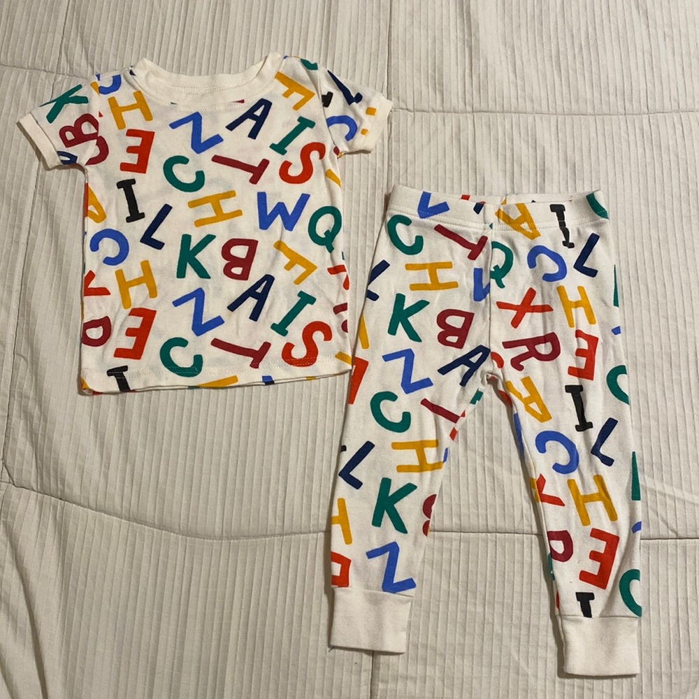 Colorful Alphabet PJs 18-24 Months
